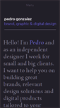 Mobile Screenshot of pedrogonzalez.net