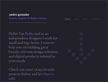Tablet Screenshot of pedrogonzalez.net